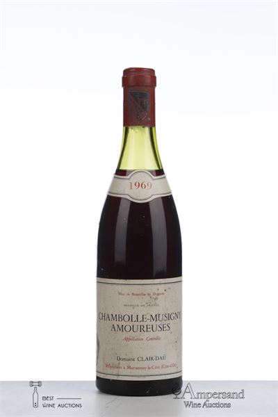 CHAMBOLLE MUSIGNY LES AMOUREUSES 1969 - Claur Dau - 1 Bottle