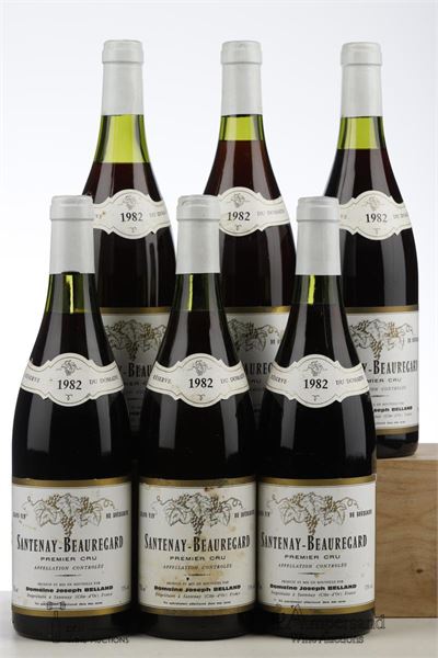 SANTENAY BEAUREGARD 1982 - Joseph Belland - 6 Bottles