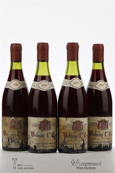 VOLNAY 1ER CRU 1985 - Francois Roblet Monnot - 4 Bottles