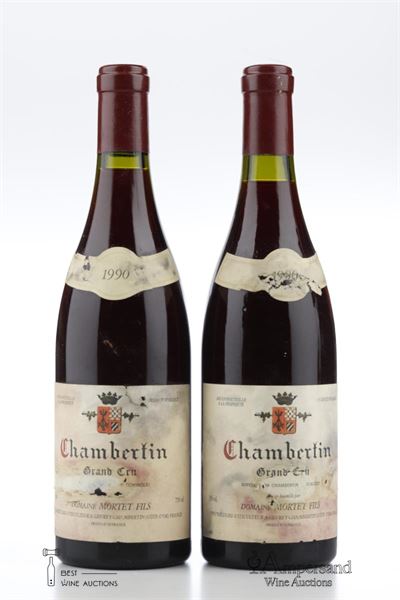 CHAMBERTIN 1990 - Mortet - 2 Bottles