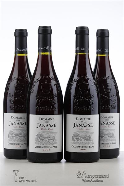 CHATEAUNEUF DU PAPE VIEILLES VIGNES 2004 - Domaine de la Janasse - 4 Bottles