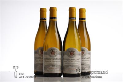 CHASSAGNE MONTRACHET BLANC LES CAILLERETS 1999 - Jean Pillot - 4 Bottles
