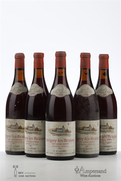 SAVIGNY LES BEAUNE LES VERGELESSES 1966 - PA Andre - 5 Bottles