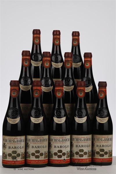 BAROLO GRAN RISERVA 1947 - Marchesi di Barolo - 12 Bottles