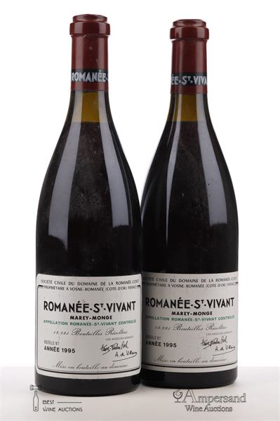 ROMANEE ST VIVANT 1995 - Domaine de la Romanee Conti - 2 Bottles