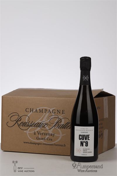 ROUSSEAUX BATTEUX CUVE N°9 2018 - Rousseaux Batteux degorgé 05/2022 - 6 Bottles - Oc 6