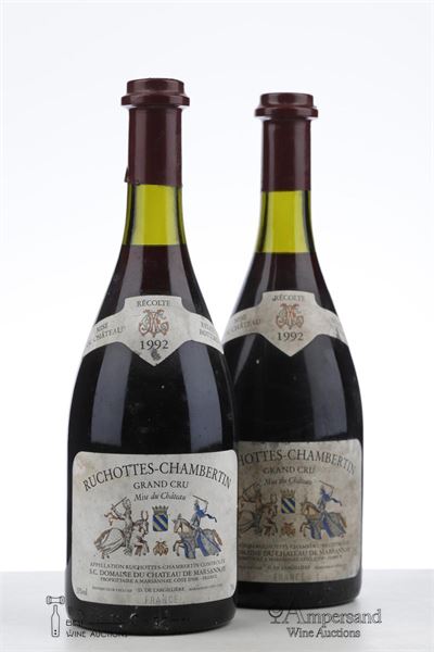 RUCHOTTES CHAMBERTIN 1992 - Chateau de Marsannay - 2 Bottles