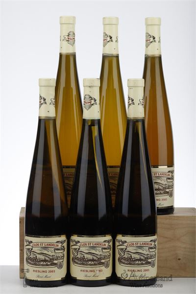 RIESLING CLOS ST LANDELIN 2003 - Rene Mure - 6 Bottles