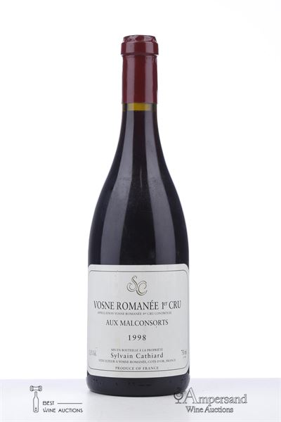 VOSNE ROMANEE AUX MALCONSORTS 1998 - Sylvain Cathiard - 1 Bottle