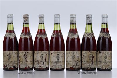 BEAUNE GREVES VIGNE DE L'ENFANT JESUS 1972 - Bouchard - 7 Bottles