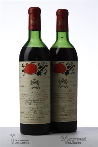 MOUTON ROTHSCHILD 1969 - 2 Bottles