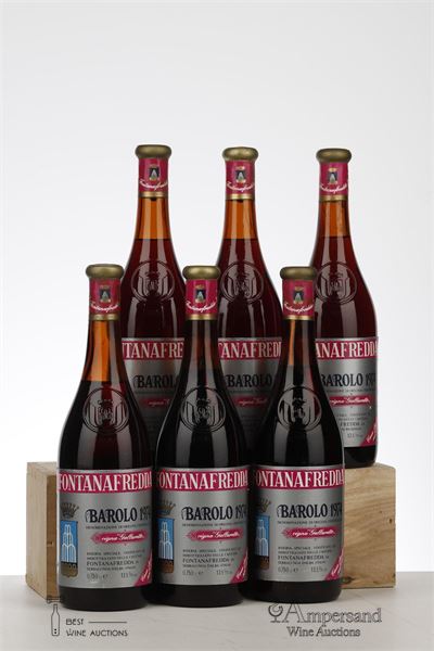 BAROLO VIGNA GALLARETTO 1974 - Fontanafredda - 6 Bottles