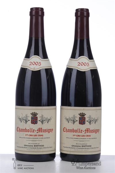CHAMBOLLE MUSIGNY LES CRAS 2005 - Ghislaine Barthod - 2 Bottles