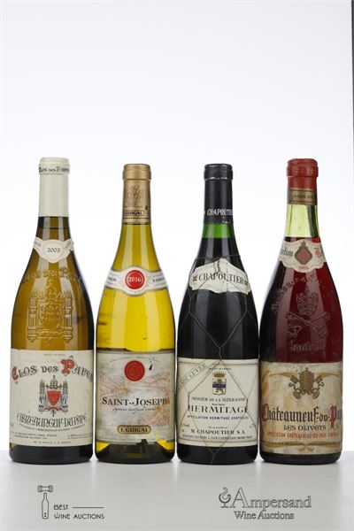 MIXED LOT RHONE - Various - 4 Bottles