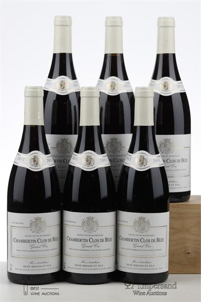 CHAMBERTIN CLOS DE BEZE 2011 - Rene Brison - 6 Bottles