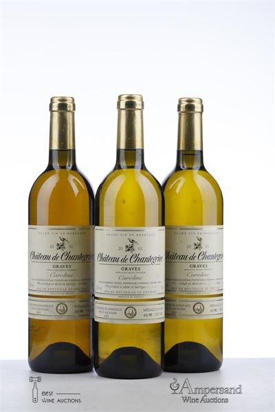 DE CHANTEGRIVE BLANC CUVEE CAROLINE 2001 - Mc - 3 Bottles