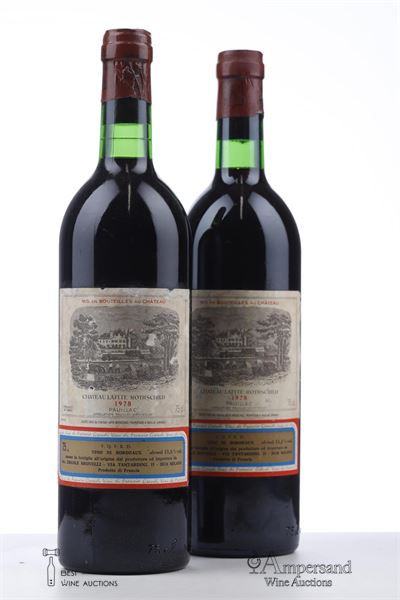 LAFITE ROTHSCHILD 1978 - Mc - 2 Bottles