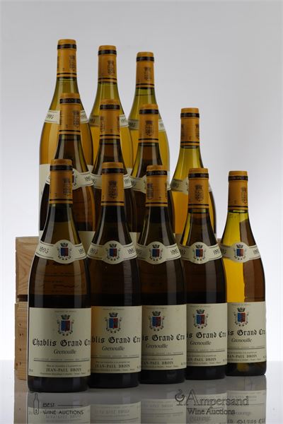 CHABLIS GRENOUILLE 1995 - Jean-Paul Droin - 12 Bottles