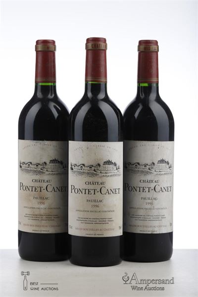 PONTET CANET 1996 - Mc - 3 Bottles