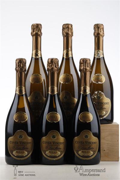 CUVEE VINCENT CHARDONNAY BRUT 2011 - P. Louis Martin - 6 Bottles