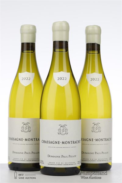 CHASSAGNE MONTRACHET BLANC 2022 - Paul Pillot - 3 Bottles