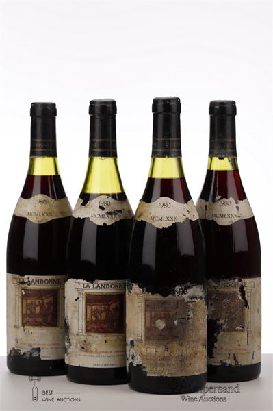 COTE ROTIE LA LANDONNE 1980 - Guigal - 4 Bottles