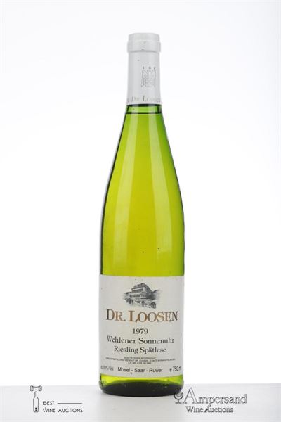 RIESLING SPATLESE WEHLENER SONNENUHR 1979 - Dr. Loosen - 1 Bottle
