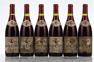 GEVREY CHAMBERTIN LAVAUX  ST JACQUES 1988 - Armand Rousseau - 6 Bottles