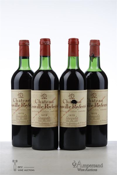 LEOVILLE POYFERRE 1975 - Mc - 4 Bottles