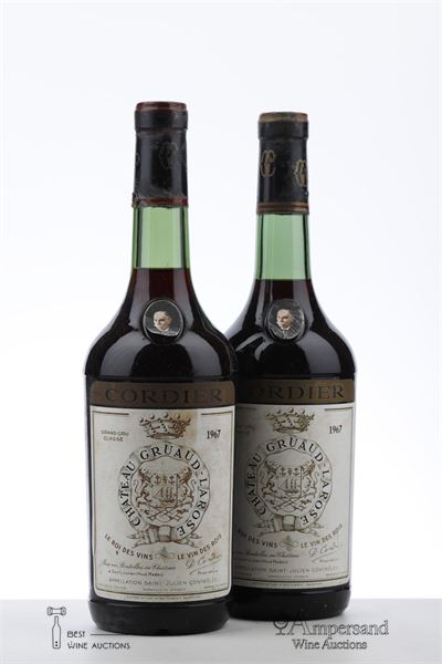 GRUAUD LAROSE 1967 - Mc - 2 Bottles