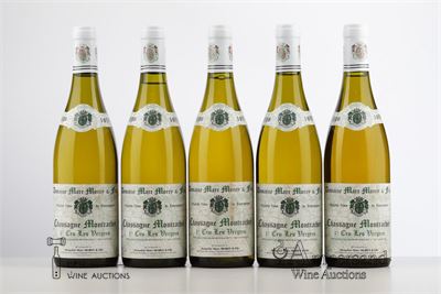 CHASSAGNE MONTRACHET BLANC LES VERGERS 1996 - Marc Morey - 5 Bottles