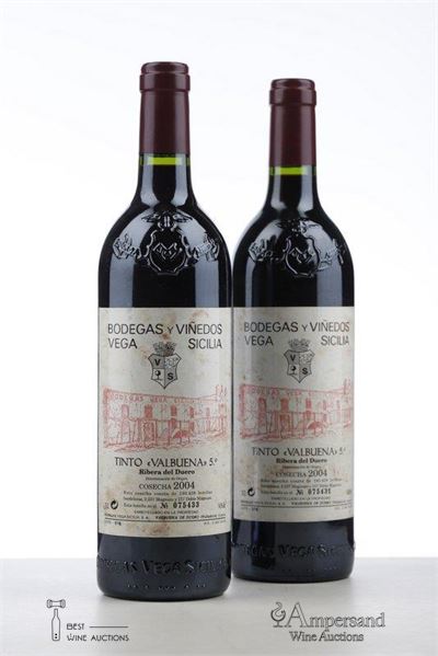 VEGA SICILIA VALBUENA 5 2004 - Vega Sicilia - 2 Bottles