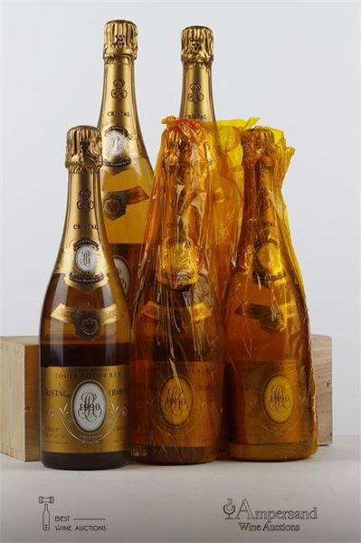CRISTAL ROEDERER 1990 - Louis Roederer - 5 Bottles