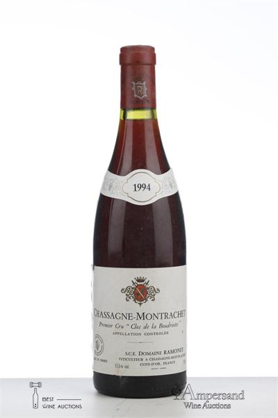 CHASSAGNE MONTRACHET CLOS DE LA BOUDRIOTTE 1994 - Ramonet - 1 Bottle