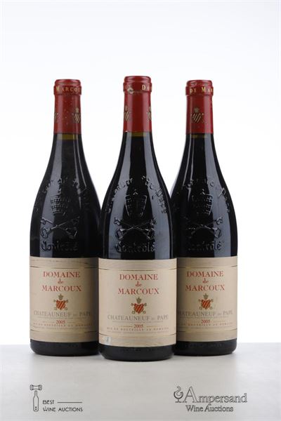 CHATEAUNEUF DU PAPE MARCOUX 2005 - Domaine de Marcoux - 3 Bottles