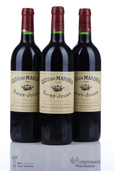 CLOS DU MARQUIS 1996 - 3 Bottles