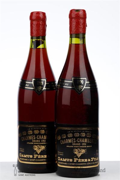 CHARMES CHAMBERTIN 1990 - Camus - 2 Bottles