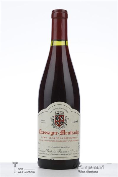 CHASSAGNE MONTRACHET ROUGE CLOS DE LA BOUDRIOTTE 1993 - Bachelet Ramonet - 1 Bottle