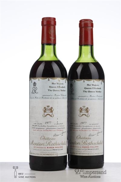 MOUTON ROTHSCHILD 1977 - Mc - 2 Bottles