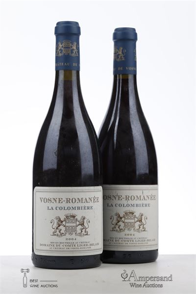 VOSNE ROMANEE LA COLOMBIERE 2004 - Comte Liger Belair - 2 Bottles