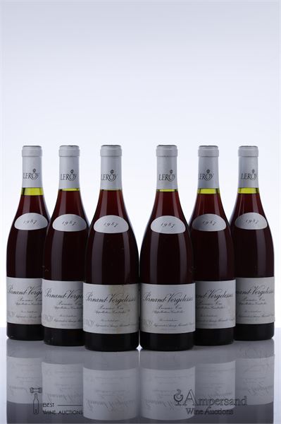 PERNAND VERGELESSES 1ER CRU 1987 - Leroy Negociant - 6 Bottles