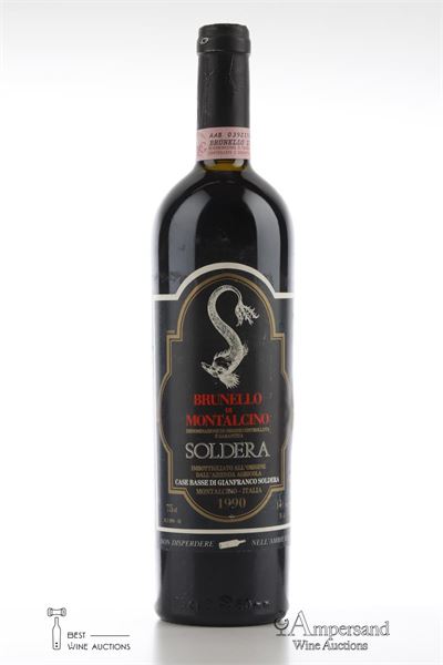 BRUNELLO DI MONTALCINO CASE BASSE RISERVA 1990 - Soldera - 1 Bottle