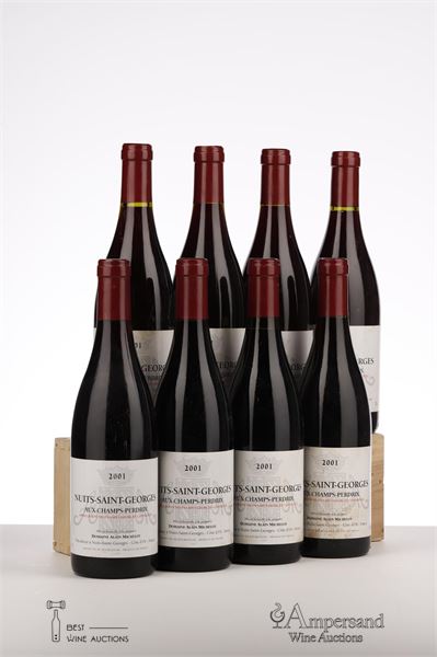 NUITS ST GEORGES AUX CHAMPS PERDRIX 2001 - Alain Michelot - 8 Bottles
