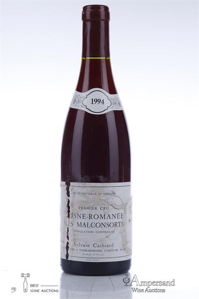VOSNE ROMANEE LES MALCONSORTS 1994 - Sylvain Cathiard - 1 Bottle