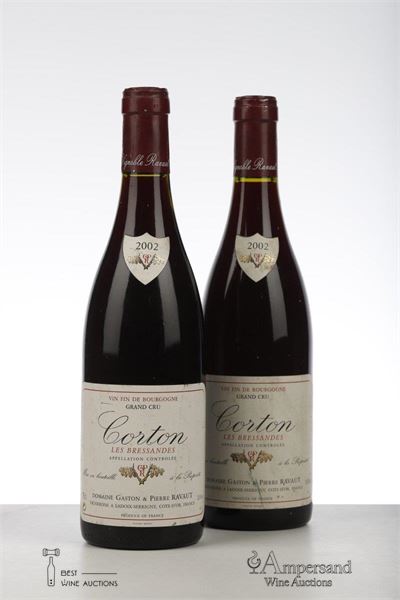 CORTON LES BRESSANDES 2002 - Gaston et Pierre Ravaut  - 2 Bottles