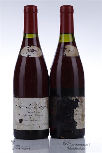CLOS VOUGEOT 1998 - Leroy - 2 Bottles