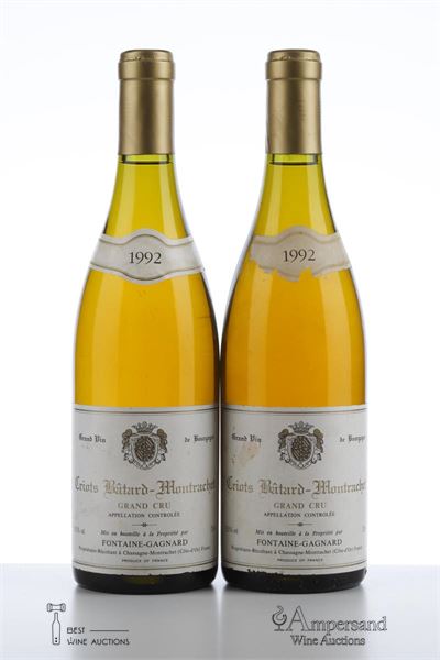 CRIOTS BATARD MONTRACHET 1992 - Fontaine Gagnard - 2 Bottles