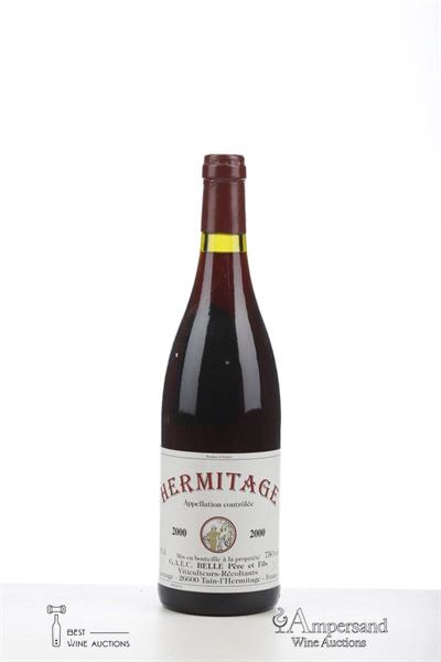 HERMITAGE ROUGE 2000 - Domaine Belle - 1 Bottle