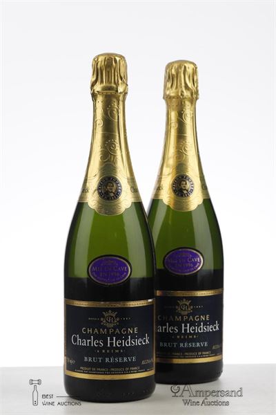 CHARLES HEIDSIECK BRUT RESERVE MISE EN CAVE 1996 1996 - Charles Heidsieck - 2 Bottles