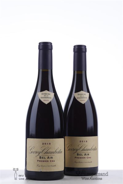 GEVREY CHAMBERTIN BEL AIR 2015 - Domaine de la Vougeraie - 2 Bottles